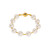 Vioroo Pearl Beaded Bracelet With Tube Spacers Full Product Image