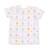 Girls' Angel Dear Loungewear Set Spring Bloom Bow Trellis Back View Of Top