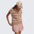 Women's Varley Haney Zip-Through Knit Top Light Taupe Side View