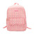 Simply Southern Quilted Backpack  Blush Stripe Front View