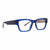 Vera Bradley Becca Blue Light Reader Glasses - Vibrant Paisley Front Angled View