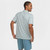 Men's Southern Shirt Cahaba Heather Stripe Polo Palmetto Back