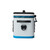 YETI Hopper Flip 12 Soft Fog Gray/Blue Cooler side