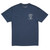 Men's Howler Bros Palmetto Print Cotton T-Shirt - Key Largo Blue Front Of Shirt