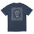 Men's Howler Bros Palmetto Print Cotton T-Shirt - Key Largo Blue Back Of Shirt