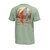Men's Southern Point Greyton Redfish T-Shirt - Smoke Green Back Of Shirt