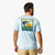 Men's AFTCO Greetings Sun Protection T-Shirt Airy Blue Heather Main