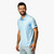 Men's AFTCO Adapt Performance Polo Airy Blue Heather Side