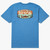 Men's AFTCO Grass Flat T-Shirt Azure Heather Swatch