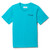Boys' Columbia PFG Big Fisher Ocean Teal Graphic Blue T-Shirt front