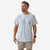 Men's Burlebo Fish Wild T-Shirt - Ash Grey Front Of Shirt