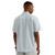 Men's Huk Tide Point Button Down Heron Blue Shirt back