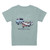 Toddler Boys' Properly Tied Towing The Line T-Shirt - Fog Back View Of Shirt
