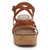 Women's Blowfish Aurora Platform Wedge Sandals Scotch Brown Front View