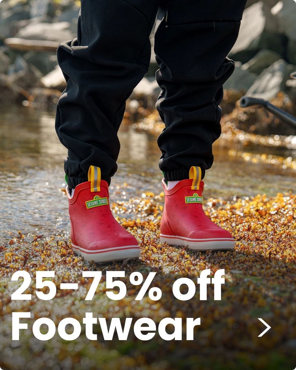 Shop 25-75% off Kids Footwear