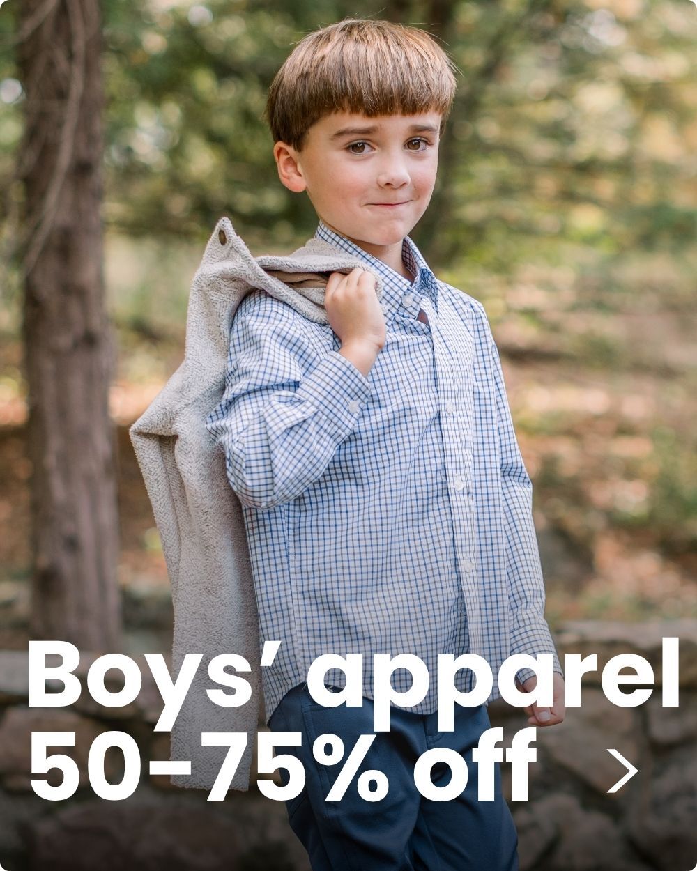 Shop 50-75% off Boys' apparel