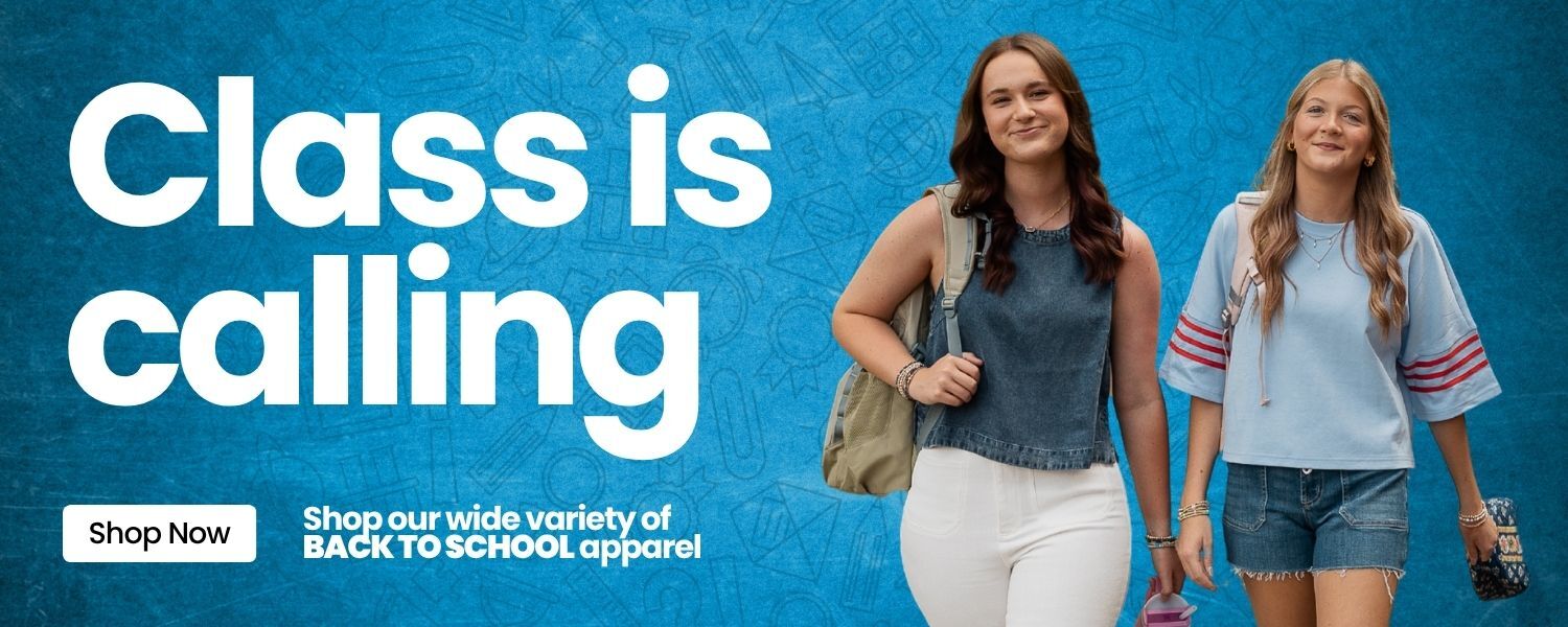 School starts here. Shop our Back to School Apparel