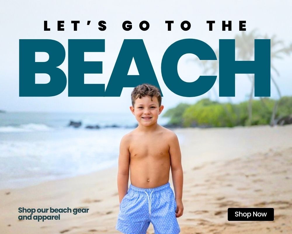 Let's go to the beach! Shop our beach gear and apparel.