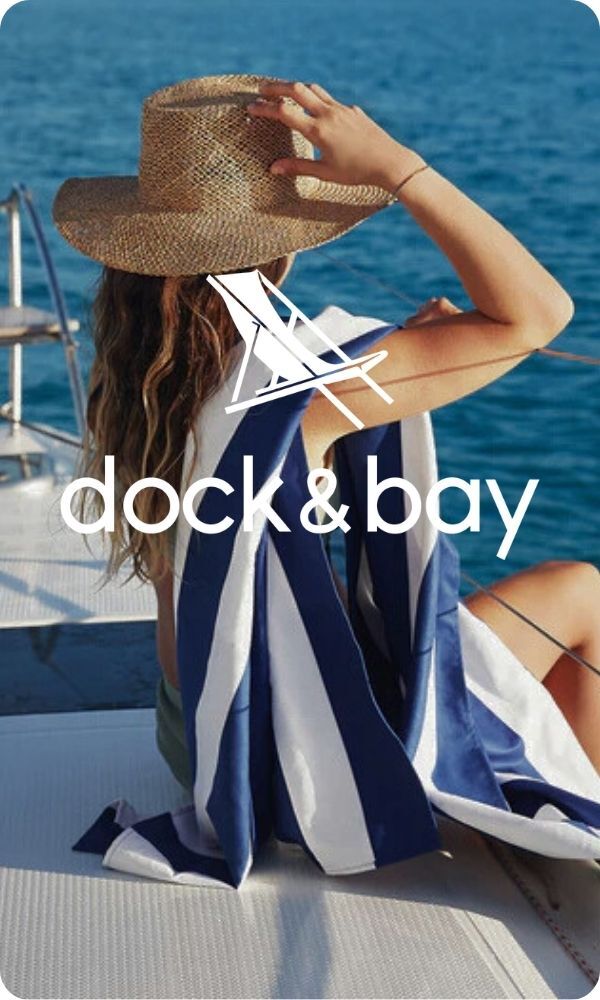 Dock & Bay logo over image