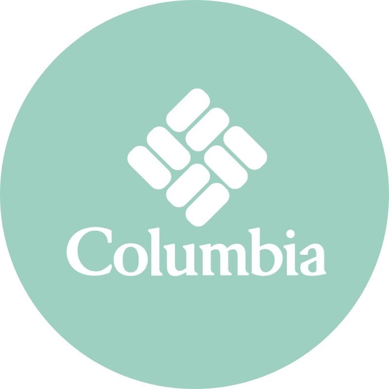 Columbia logo on green background