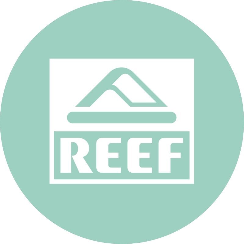 Reef logo on green background
