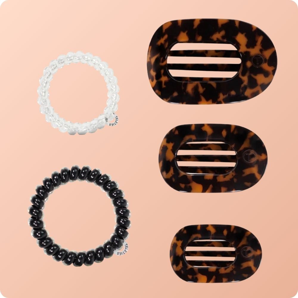 Teleties hair ties and clips