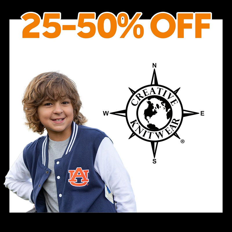 25% - 50% off select kids' Creative Knitwear styles