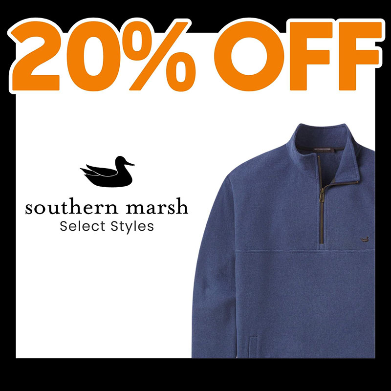20% off select Southern Marsh Clothing Styles