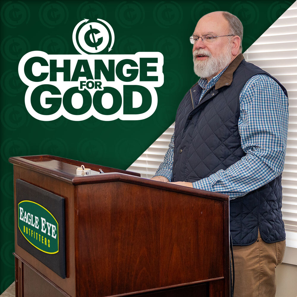 Eagle Eye Outfitters Change for Good Presentation by Mark Anderson