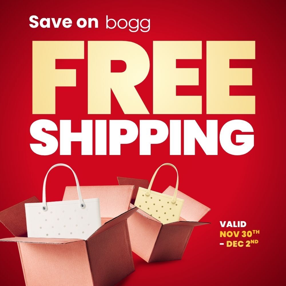 Free Shipping on Bogg through December 2, 2025.