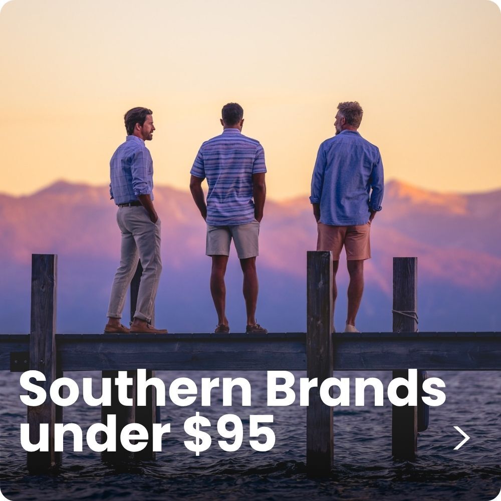 Shop and save on Southern Brands under $95. Save on high-quality brands such as Southern Marsh, Local Boy Outfitters, Properly Tied, and more.