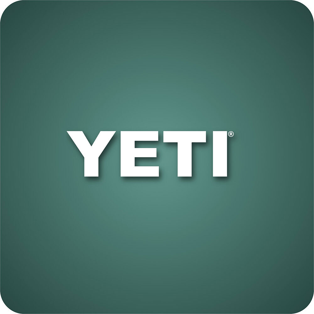 Green background with Yeti logo on top