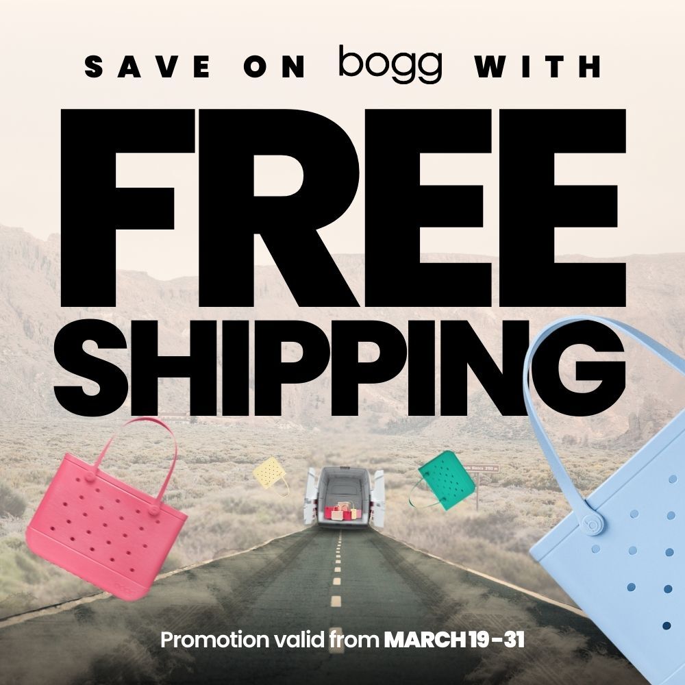 Save on Bogg with Free Shipping. Promotion valid from March 19-31.