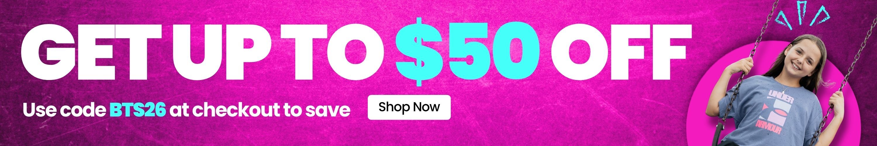 Get up to $50 off. Use Code BTS26 at checkout ot save. Shop Now