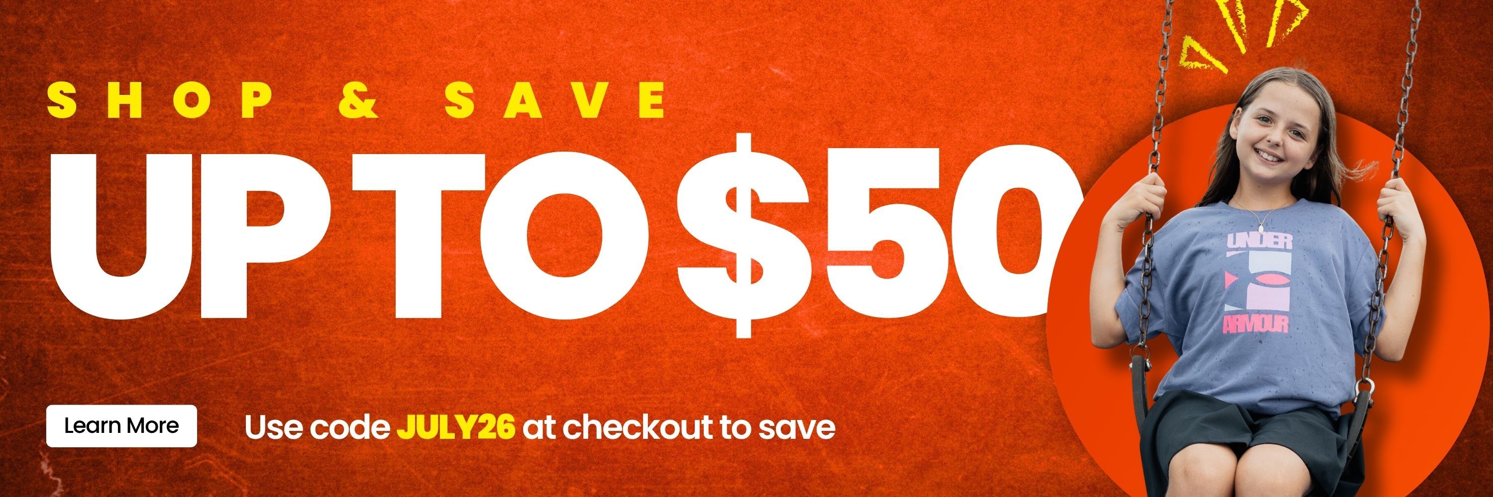 Shop Now & Save Up to $50 with code JULY26 at checkout. Click to Learn More.