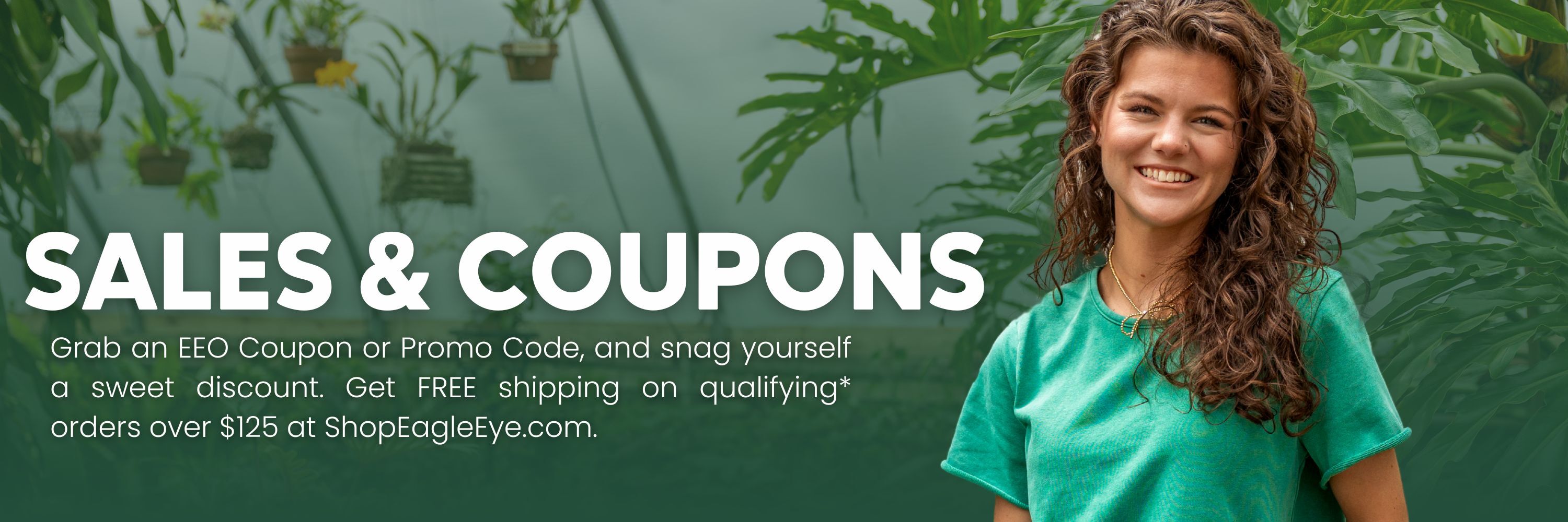 Sales and Coupons. Grab an EEO Coupon or Promo code, and snag yourself a sweet discount. Get FREE shipping on qualifying* orders over $125 at ShopEagleEye.com.