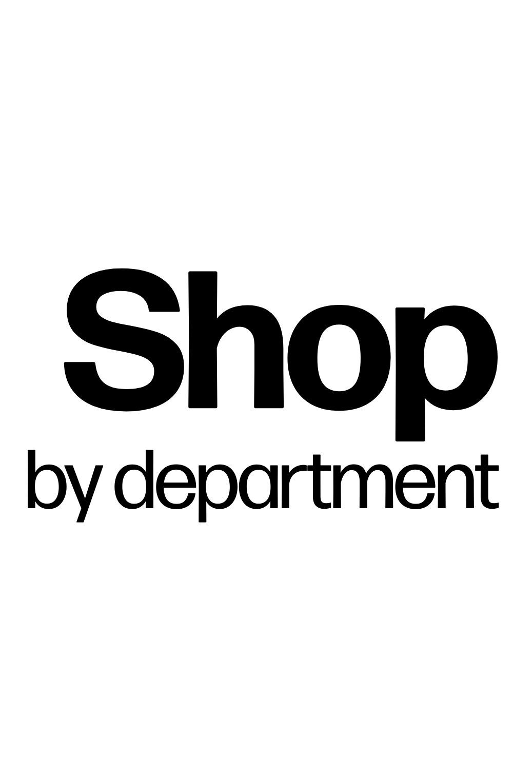 Shop By Department