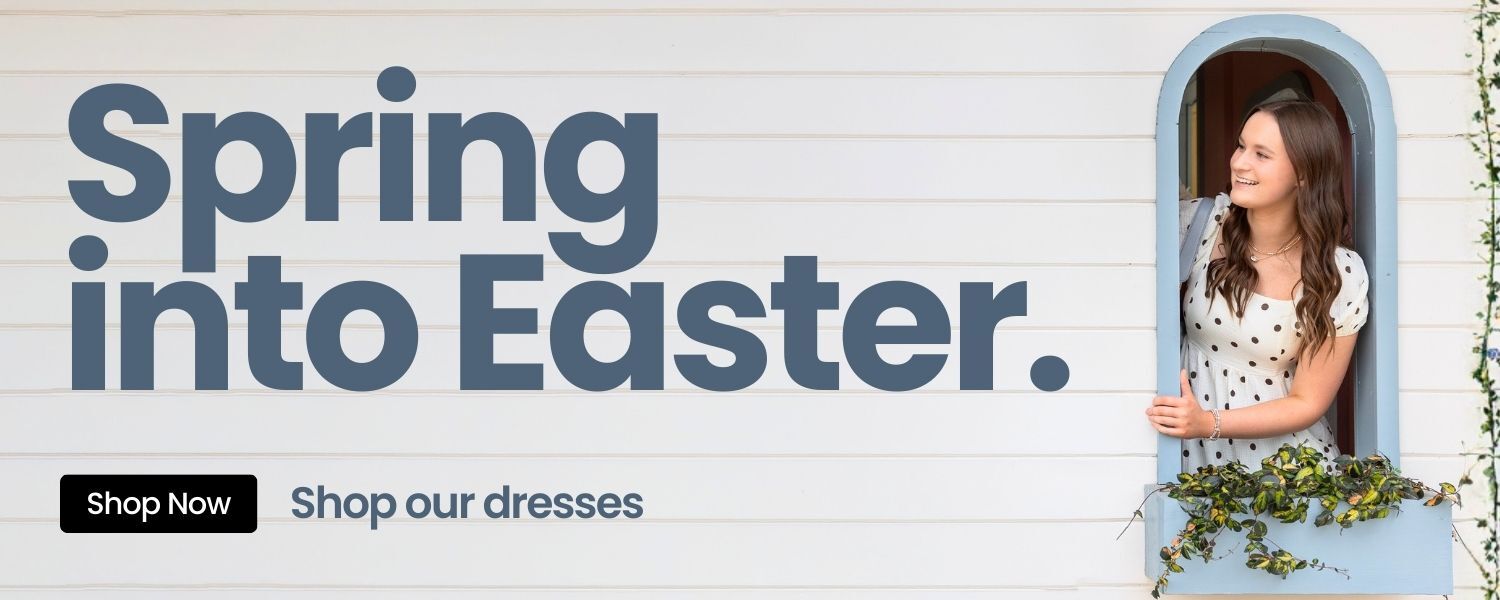 Spring into easter. Shop our dresses