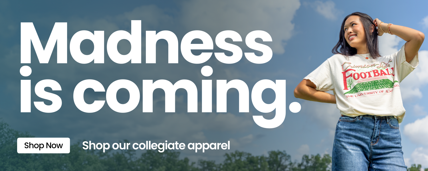 Madness is coming. Shop our collegiate apparel.