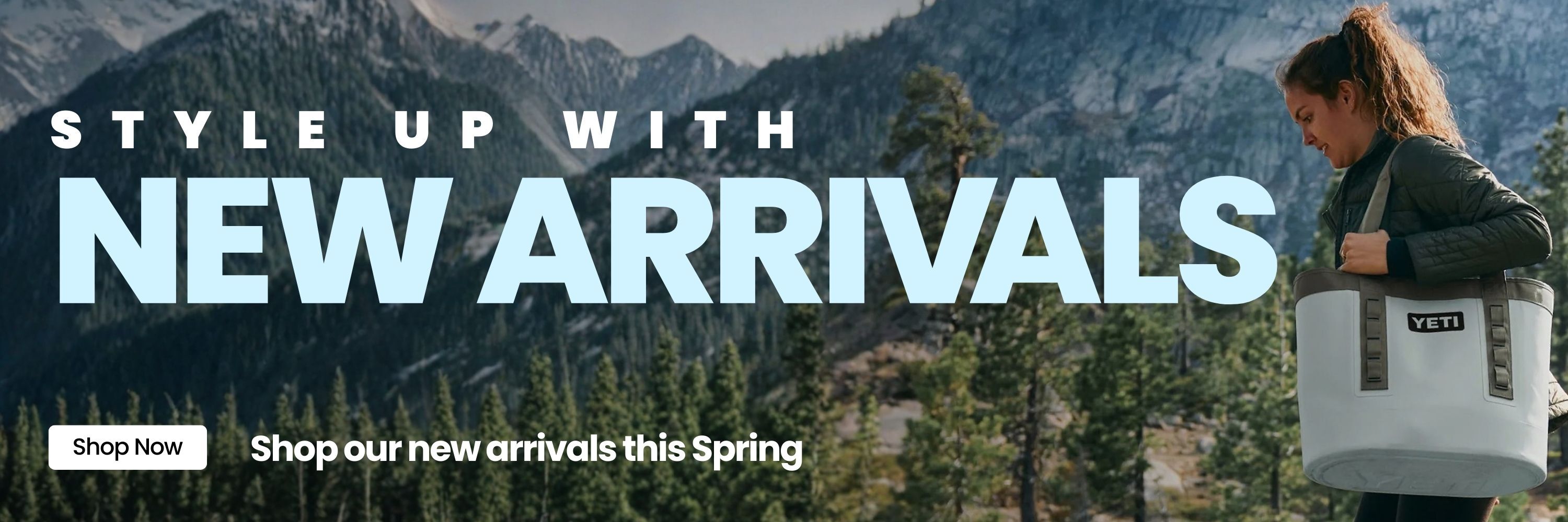Style up with New Arrivals. Shop our new arrivals this Spring.
