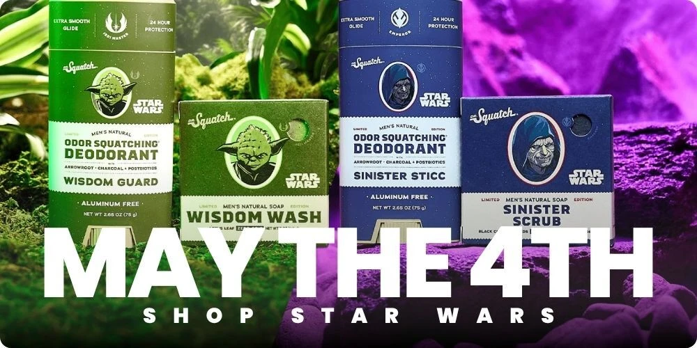 May the 4th. Shop Star Wars