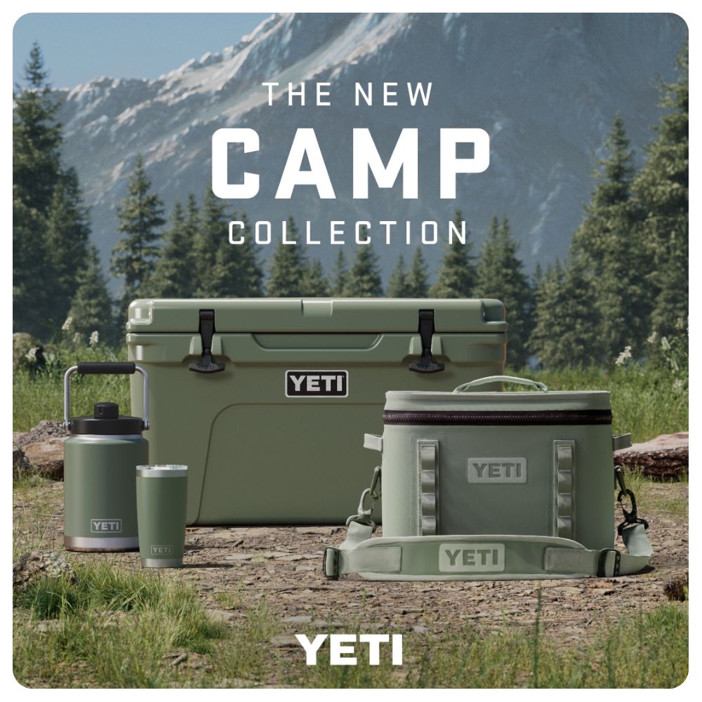 Yeti introduces 'Cosmic Lilac' and 'Camp Green' color collections