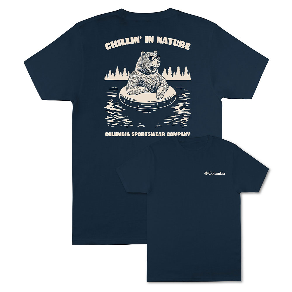 Men's Columbia Short Sleeve Quatchy T-Shirt - Chalk White