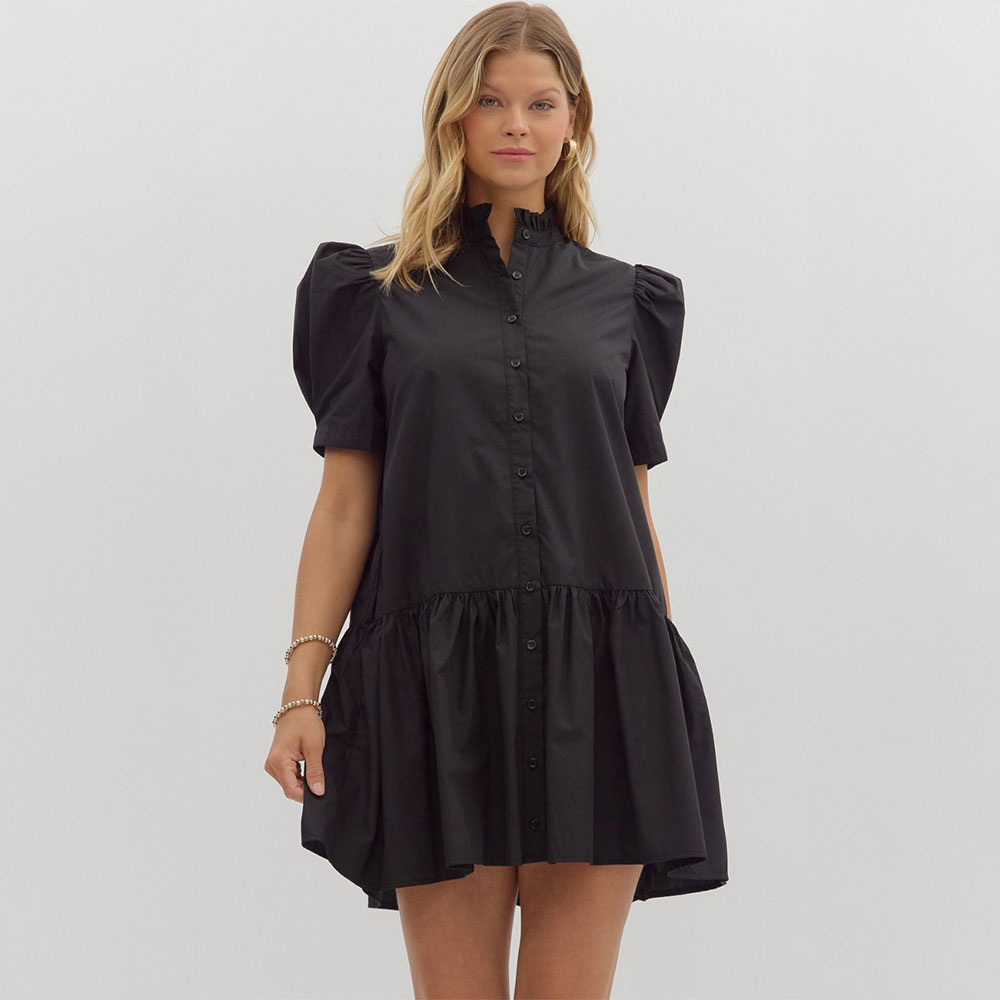 トップス OHESHIO PINTUCK LAYERED MINI DRESS, Zeta Sheer Embellished Long Sleeve A-Line Mini Dress in