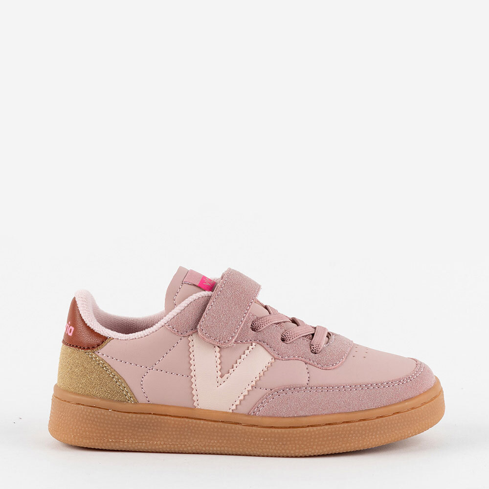 victoria Sneaker Unisex Tiempo Effetto Pelle & Parti Colorati & Chiusure A Strappo 1124104 per Bambini Marino 21