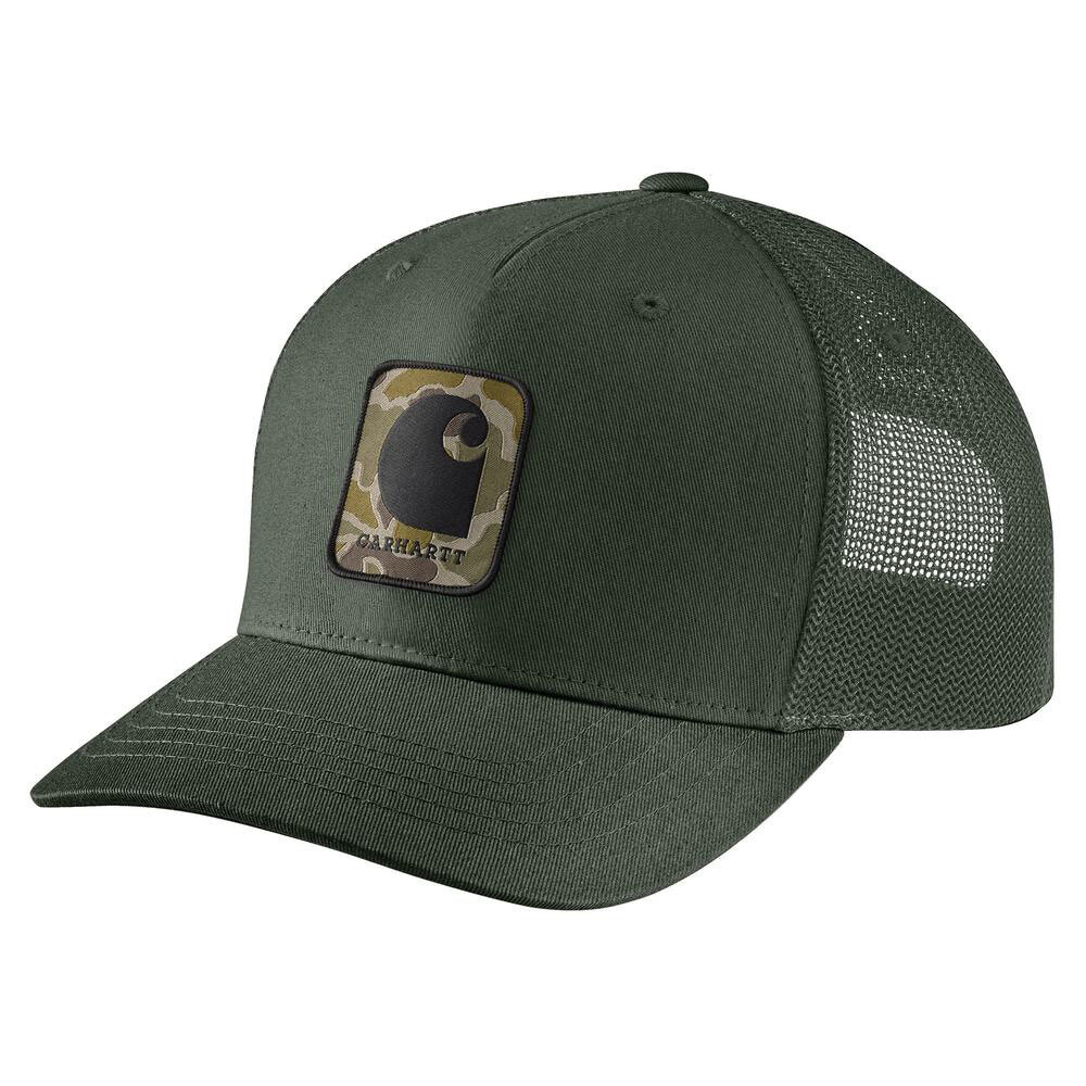 Men's Carhartt Rugged Flex Twill Mesh Back Camo Patch Cap | Eagle