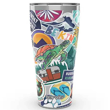 Sticker Collage 22oz Stainless Steel Tumbler