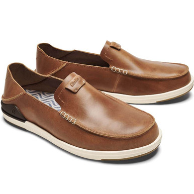 Olukai Leather Casual Shoes Easy Slip On Back Size 8Mens Euro Size 41 OluKai Moloa Men main image 2