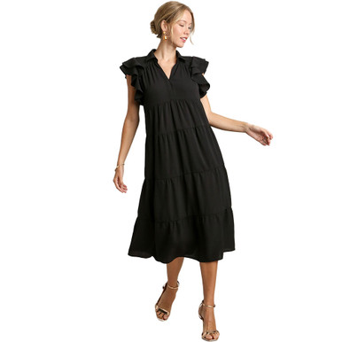 Ameri ／ SOUFFLE SLEEVE ETTE DRESS Souffle Yarn Turtleneck Dress | UNIQLO US