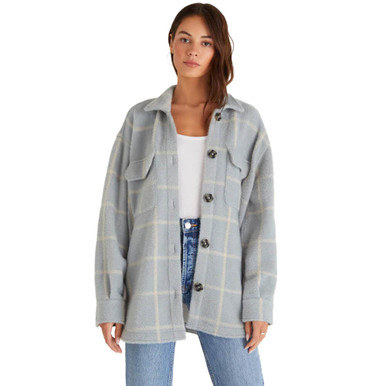 ジャケット Wrapped Tucker Jacket womens-z-supply-plaid-tucker-